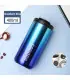 [Blue 500ML] Bouteille Thermos à café en acier inoxydable de 400ML, tasse thermique, flacons so
