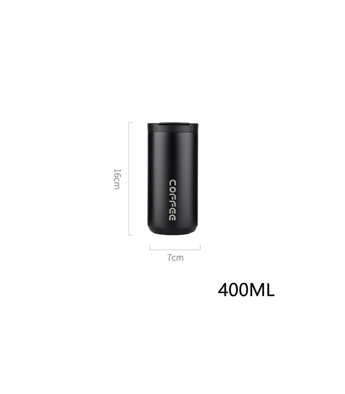 [Blue 500ML] Bouteille Thermos à café en acier inoxydable de 400ML, tasse thermique, flacons so