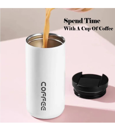 [White-2PCS 500ML] Bouteille Thermos à café en acier inoxydable de 400ML, tasse thermique, flac