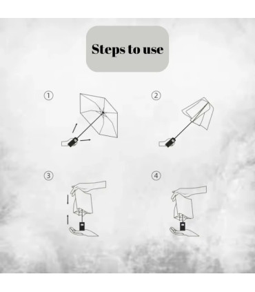 [Black] Parapluie automatique 24 os 106 cm pour hommes et femmes à l\'extérieur grand parapluie 