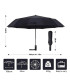 [Green] Parapluie automatique 24 os 106 cm pour hommes et femmes à l\'extérieur grand parapluie 