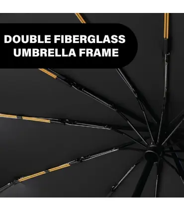 [Green] Parapluie automatique 24 os 106 cm pour hommes et femmes à l\'extérieur grand parapluie 