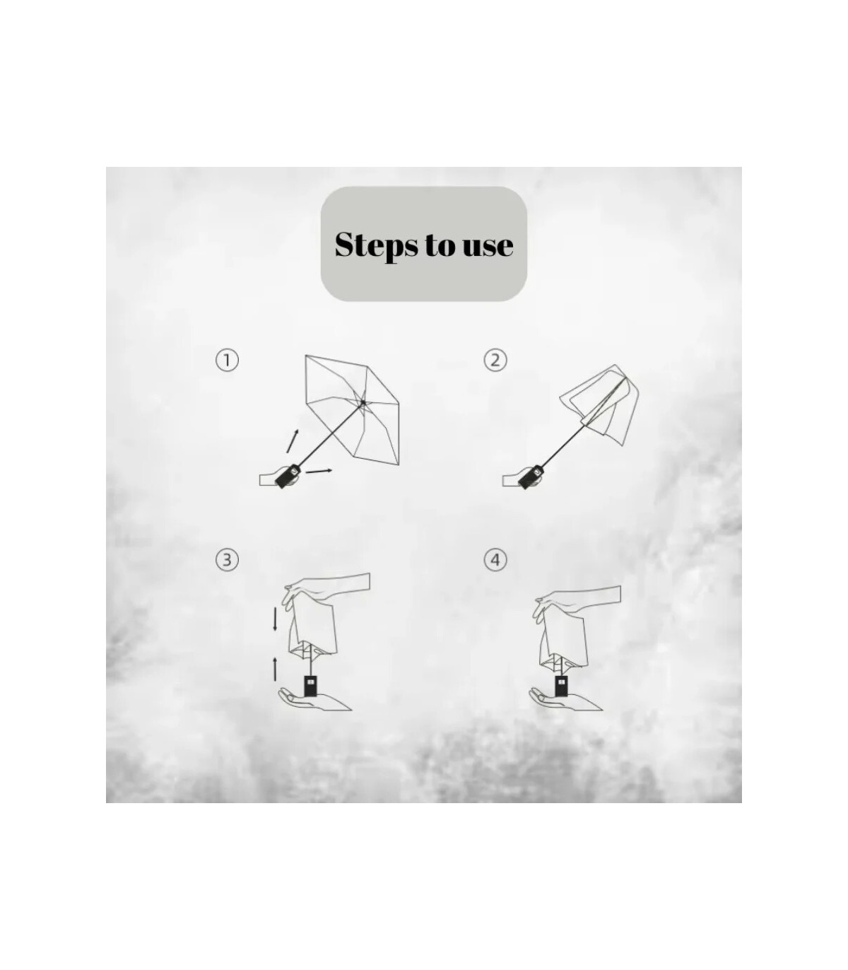 [Navy] Parapluie automatique 24 os 106 cm pour hommes et femmes à l\'extérieur grand parapluie p