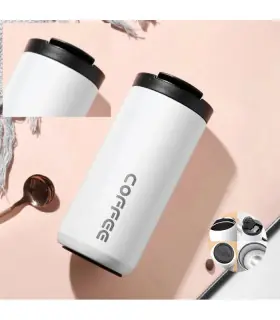 [White 500ML] 400ML stainless steel coffee thermos bottle, thermal cup, flasks