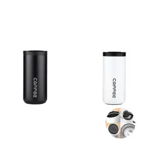 [Botella térmica de café de acero inoxidable de 400ML, taza térmica]