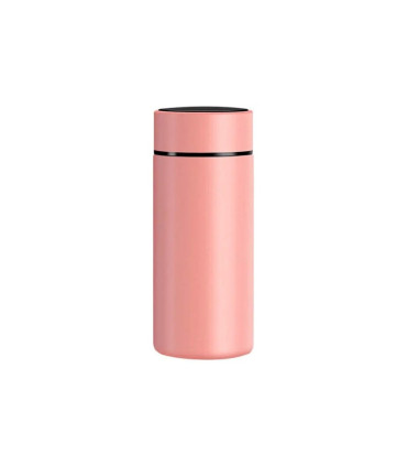 [Rose 200ml] Insulated stainless steel water cup 304, equipped with a display screen of t