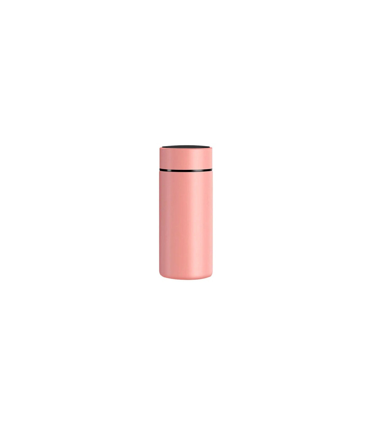 [Rose 200ml] Insulated stainless steel water cup 304, equipped with a display screen of t