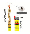4 Bandelettes Adhesives Anti‑Mouches & Insectes Volants — Puissantes, Non Toxiques, Pour Maison et Extérieur