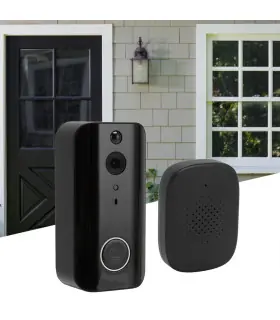 Sonnette caméra 2 voies parler détection de mouvement 1080P Vision nocturne infrarouge sans fil