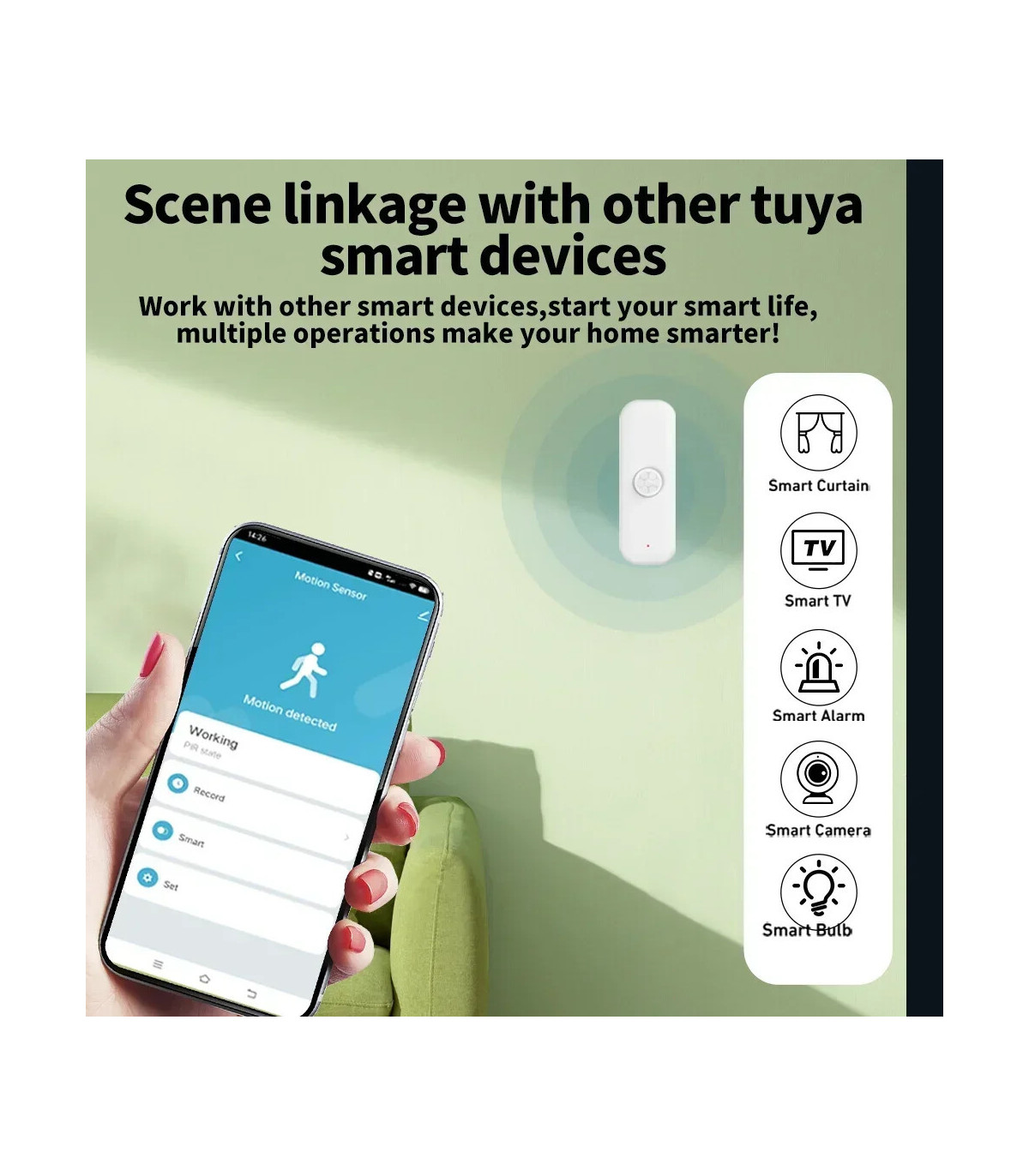 [WiFi Version] Tuya WiFI capteur de mouvement PIR corps humain intelligent capteur anti-cambrio