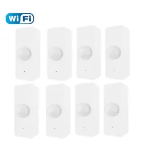 [8PCS WiFi] Capteur de mouvement WiFi sans fil Tuya, détecteur PIR, application Smart Life, dis