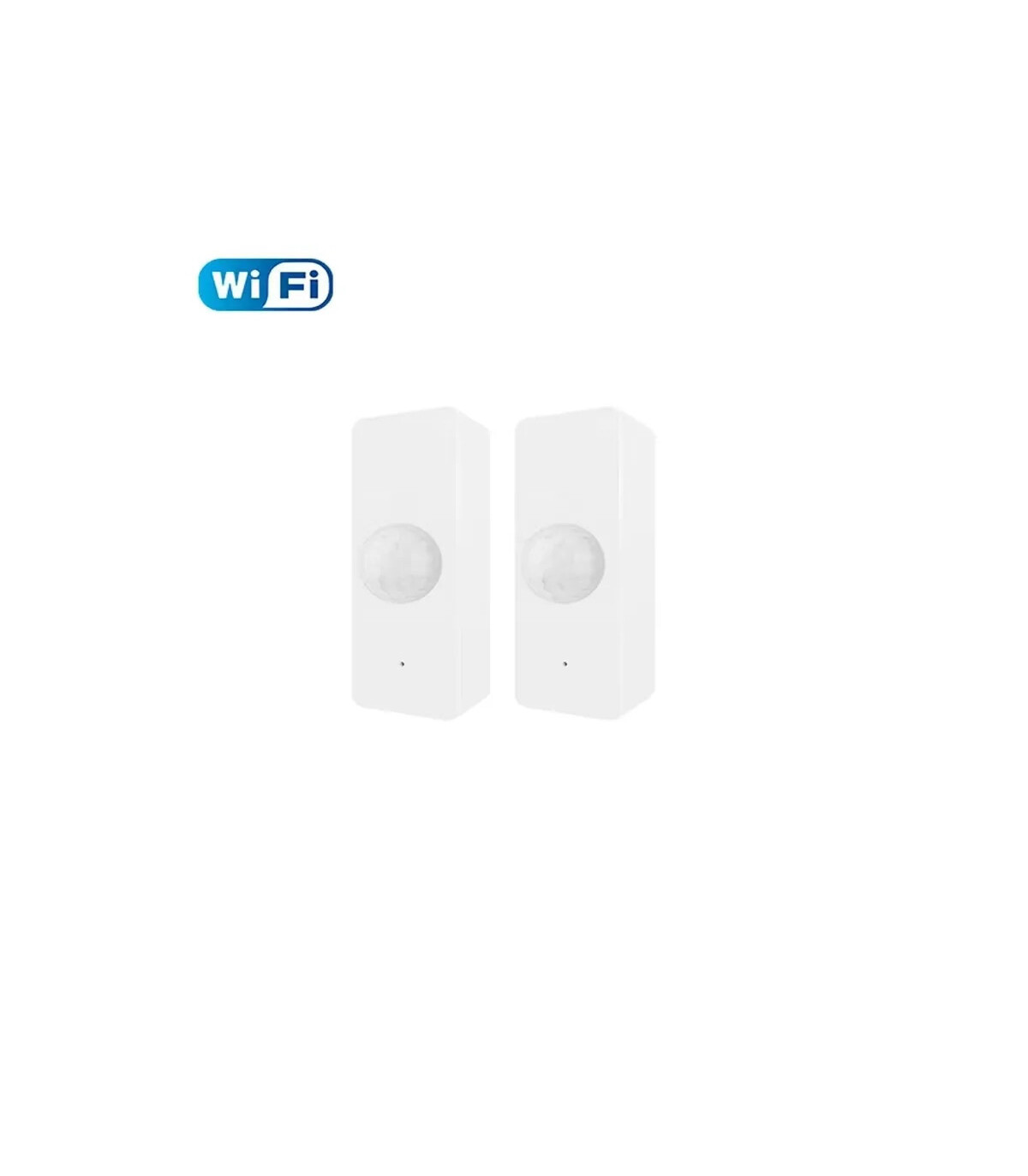 [2PCS WiFi] Capteur de mouvement WiFi sans fil Tuya, détecteur PIR, application Smart Life, dis