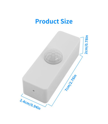 [WIFI 1PCS Wi-Fi] Tuya WiFi intelligent PIR détection de mouvement sécurité alarme antivol Noti