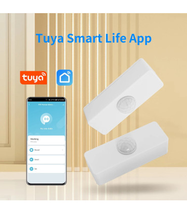 [1PCS WiFi Wi-Fi] Tuya – détecteur de mouvement PIR intelligent WiFi, télécommande pour maison 