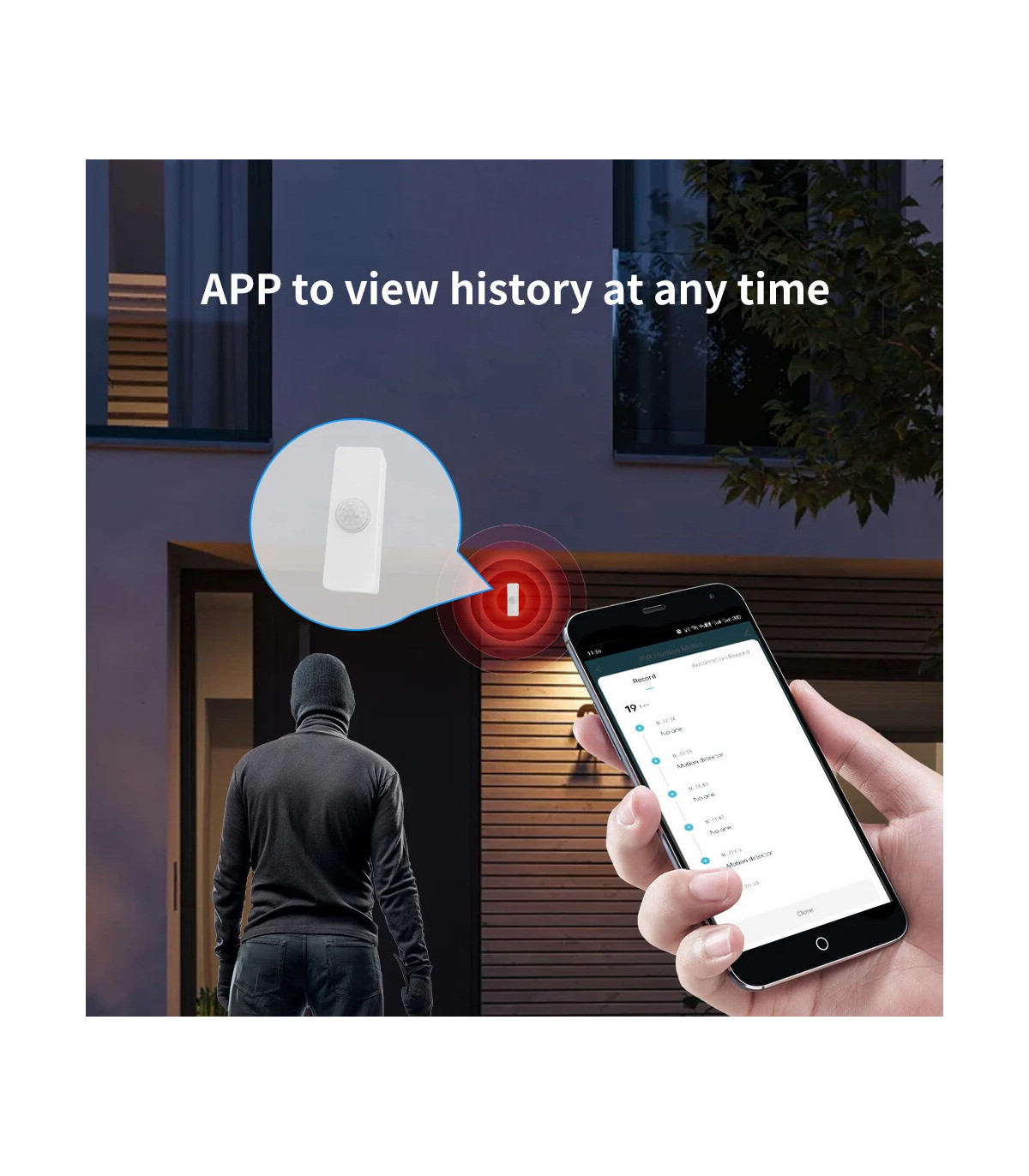 [1PCS WiFi Wi-Fi] Tuya – détecteur de mouvement PIR intelligent WiFi, télécommande pour maison 