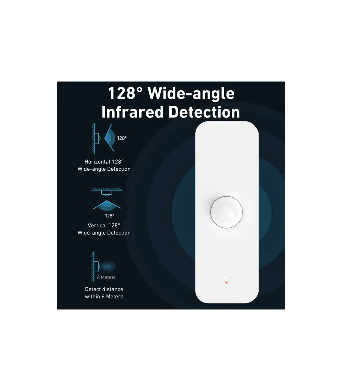 [P01(2PACK)] Tuya – capteur de mouvement intelligent WiFi PIR, pour maison intelligente, détect