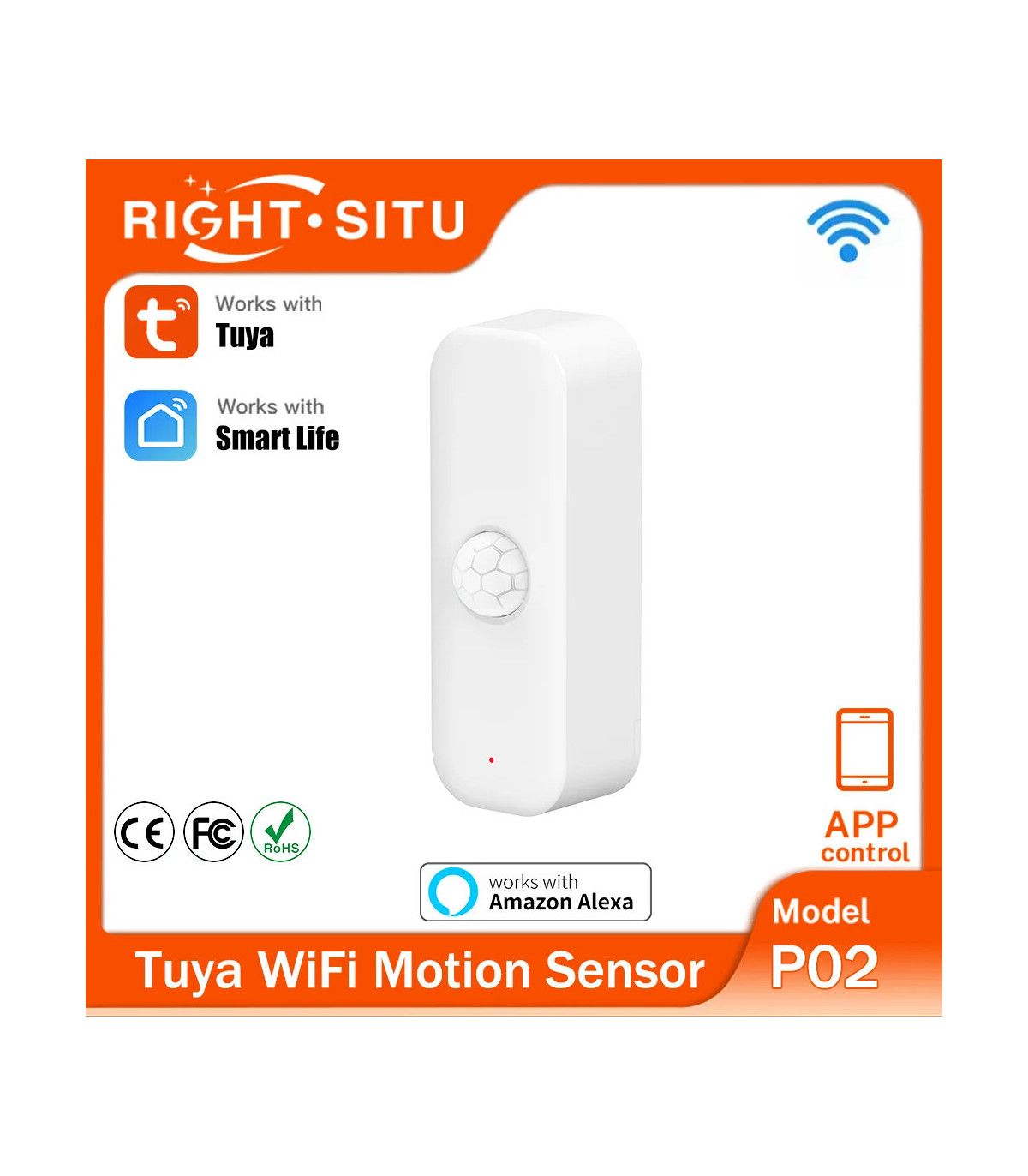 [WiFi Version] Tuya – capteur de mouvement WiFI PIR intelligent, corps humain, anti-cambriolage