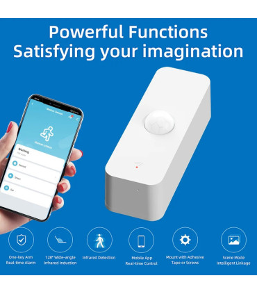 [WiFI Ver 1PACK] Tuya WiFi Zigbee PIR capteur de mouvement maison intelligente corps humain dét