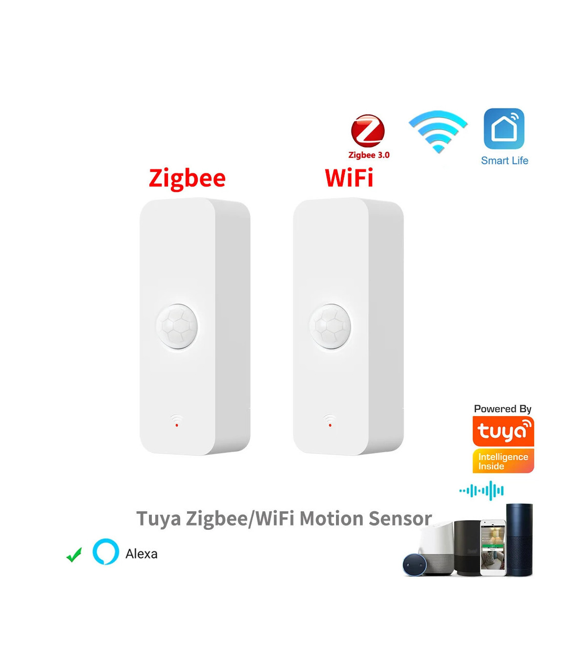 [WiFI Ver 2PACK] Tuya WiFi Zigbee PIR capteur de mouvement maison intelligente corps humain dét