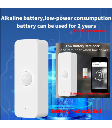 [WiFI Ver 1PCS] Tuya WiFi Zigbee PIR capteur de mouvement maison intelligente corps humain déte
