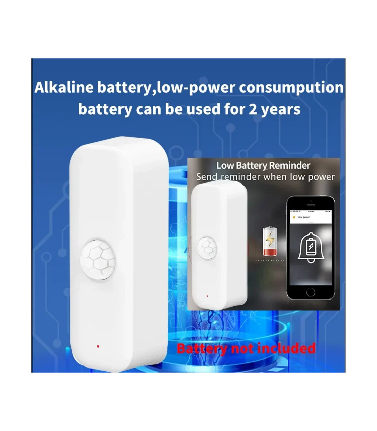 [WiFi Version Wi-Fi] Tuya-Capteur de mouvement PIR pour la maison intelligente, capteur de camb