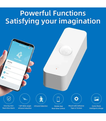 [WiFI Ver 1PCS] Tuya WiFi Zigbee PIR capteur de mouvement maison intelligente corps humain déte