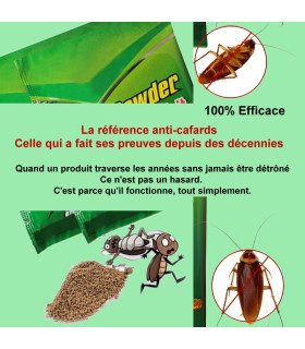 Insektizid X10 Pulverbeutel gegen Kakerlaken