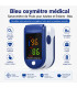 Bleu oxymètre médical - Saturomètre de Pouls pour Adultes et Enfants - Bleu - AI image 1