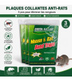Klebefallen für Ratten und Mäuse - 3 Stück