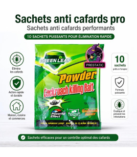 Sachets anti cafards pro - Sachets anti cafards performants - 10 sachets puissants pour élimination rapide - AI image 1