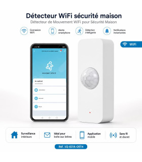 Détecteur WiFi sécurité maison - Détecteur de Mouvement WiFi pour Sécurité Maison - AI image 1