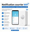 Notification courrier WiFi - Notification Boîte aux Lettres - Capteur de Mouvement WiFi