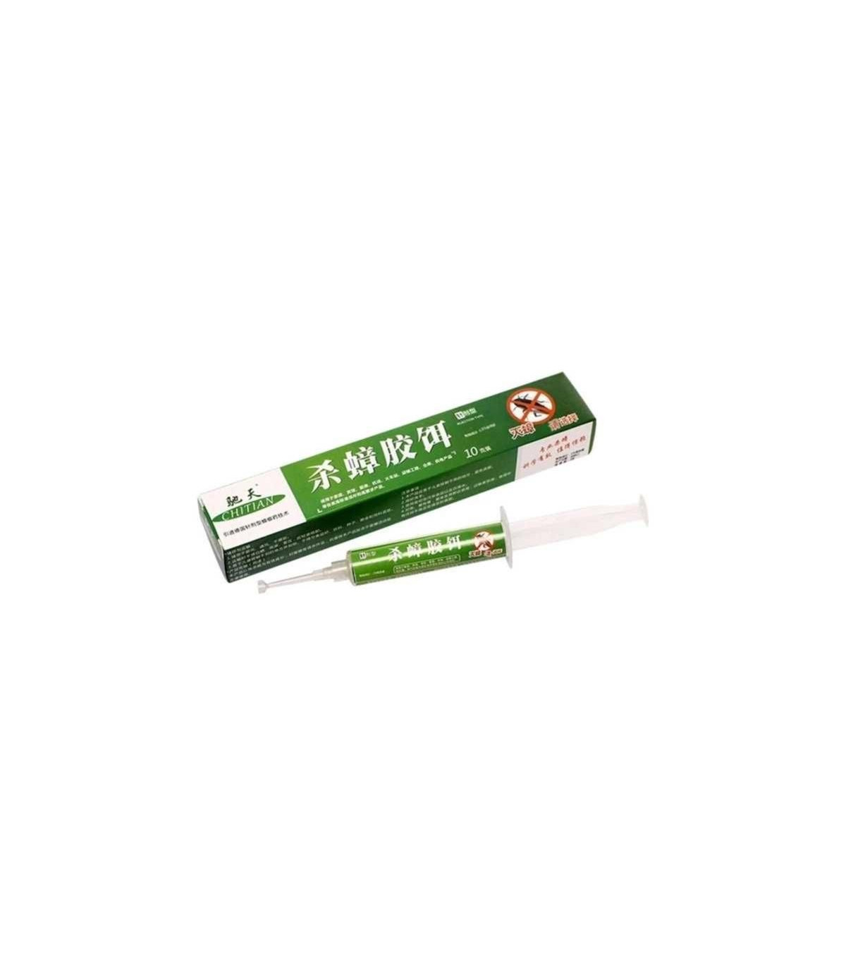 syringe, cockroach killer, gel, green, insecticide, pest control, 1 piece