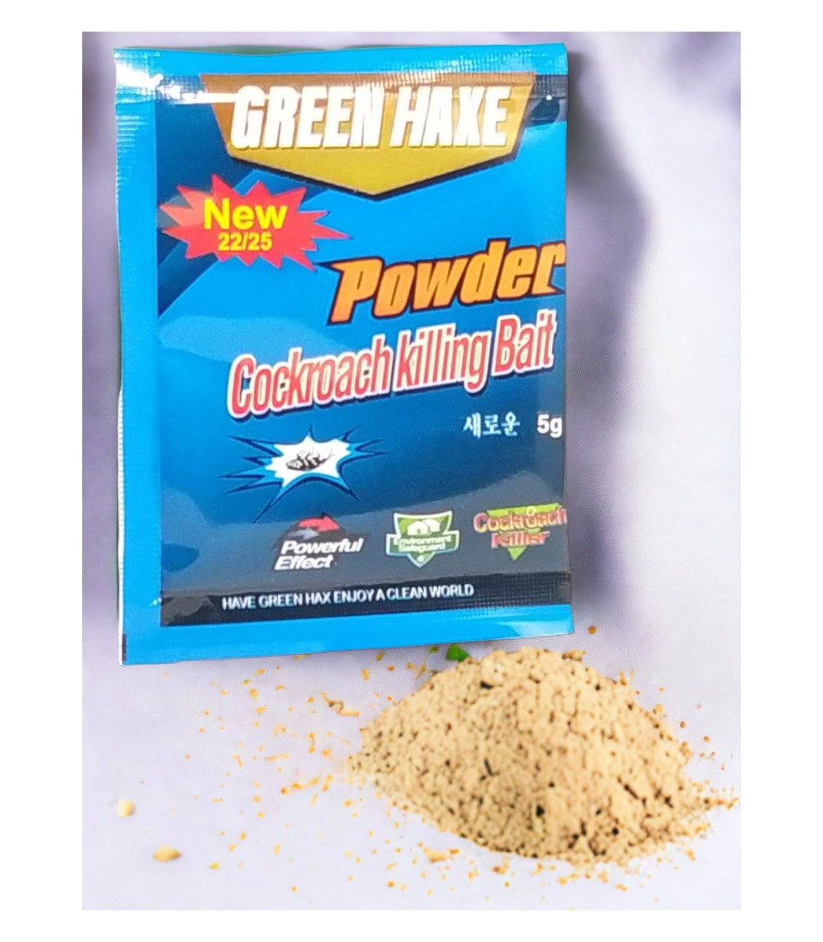 sachet bleu, poudre, anti cafards, 5g, insecticide