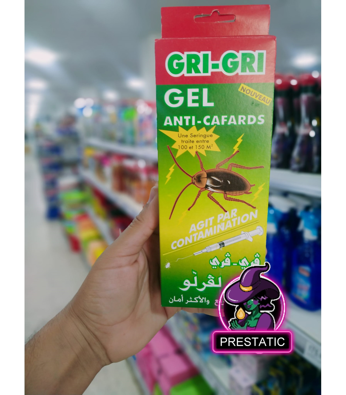 gel anti cafards, boîte verte, seringue, traitement, insecticide