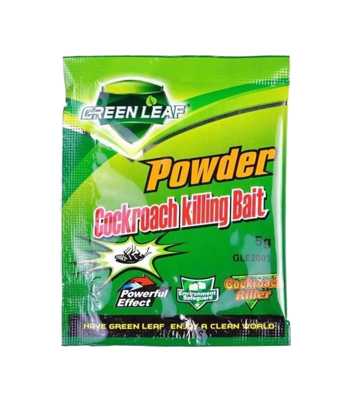 sachet insecticide, poudre, vert, élimination cafards, efficace