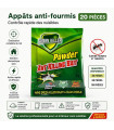Appâts anti-fourmis 20 pièces - contrôle rapide des nuisibles