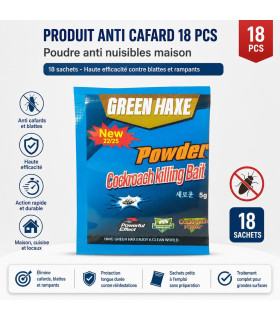 Produit anti cafard 18 pcs - poudre anti nuisibles maison - AI image 1