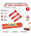 Seringues anti rampants gel - lot anti cafards 3 pcs