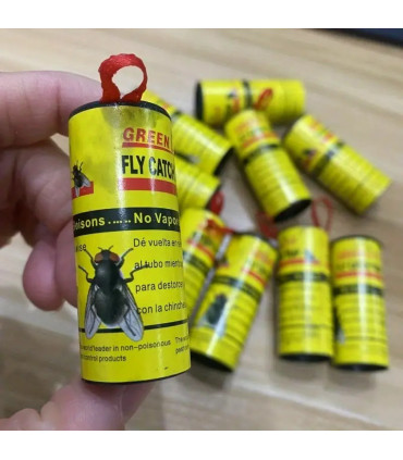 12 strisce adesive Fly & Fly Bug - Potenti, non tossiche, per la casa e l'esterno