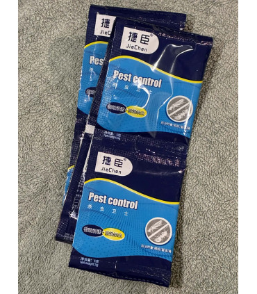 sacchetti anti scarafaggi, blu, insetticida, trattamento insetti