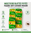 Polvo Anti Insectos Rastreros 20 sobres - Sin Olor y Eficaz