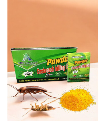 polvo anti cucarachas, sobres, insecticidas, color verde, eficacia, protección, insectos