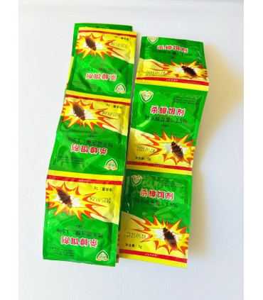 Anti-cockroach, Control crawlers for a long time - 10 sachets