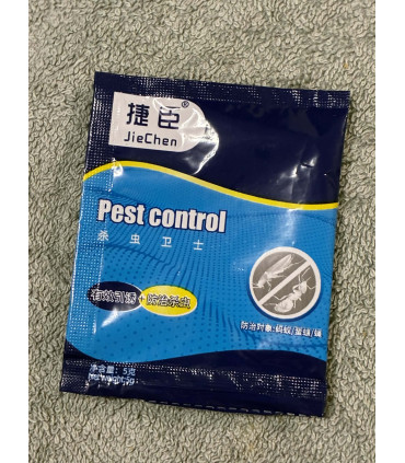sachets anti cafards, paquet, pest control, bleu, 10 pcs