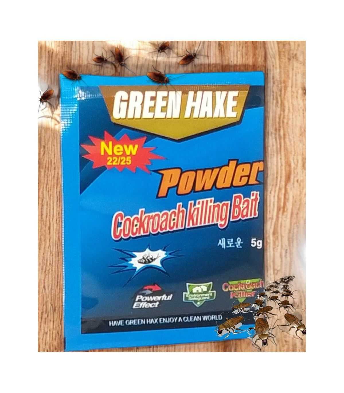 Appât Anti Cafards Cuisine, sachets poudre, 5g, insecticide puissant, lutte contre blattes