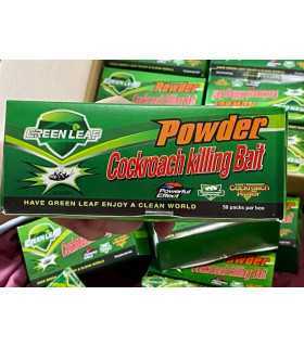 Anti nuisibles poudre 50 pcs, vert, insecticide, protection, cafards, efficace