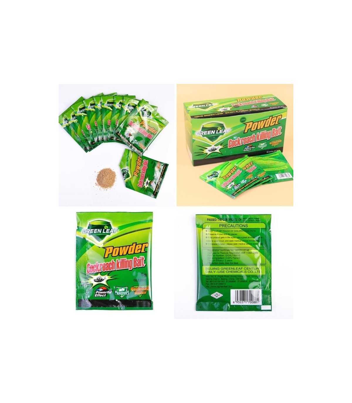 Producto Anti Cucarachas Eficaz y Potente No Tóxico - 18 Sobres