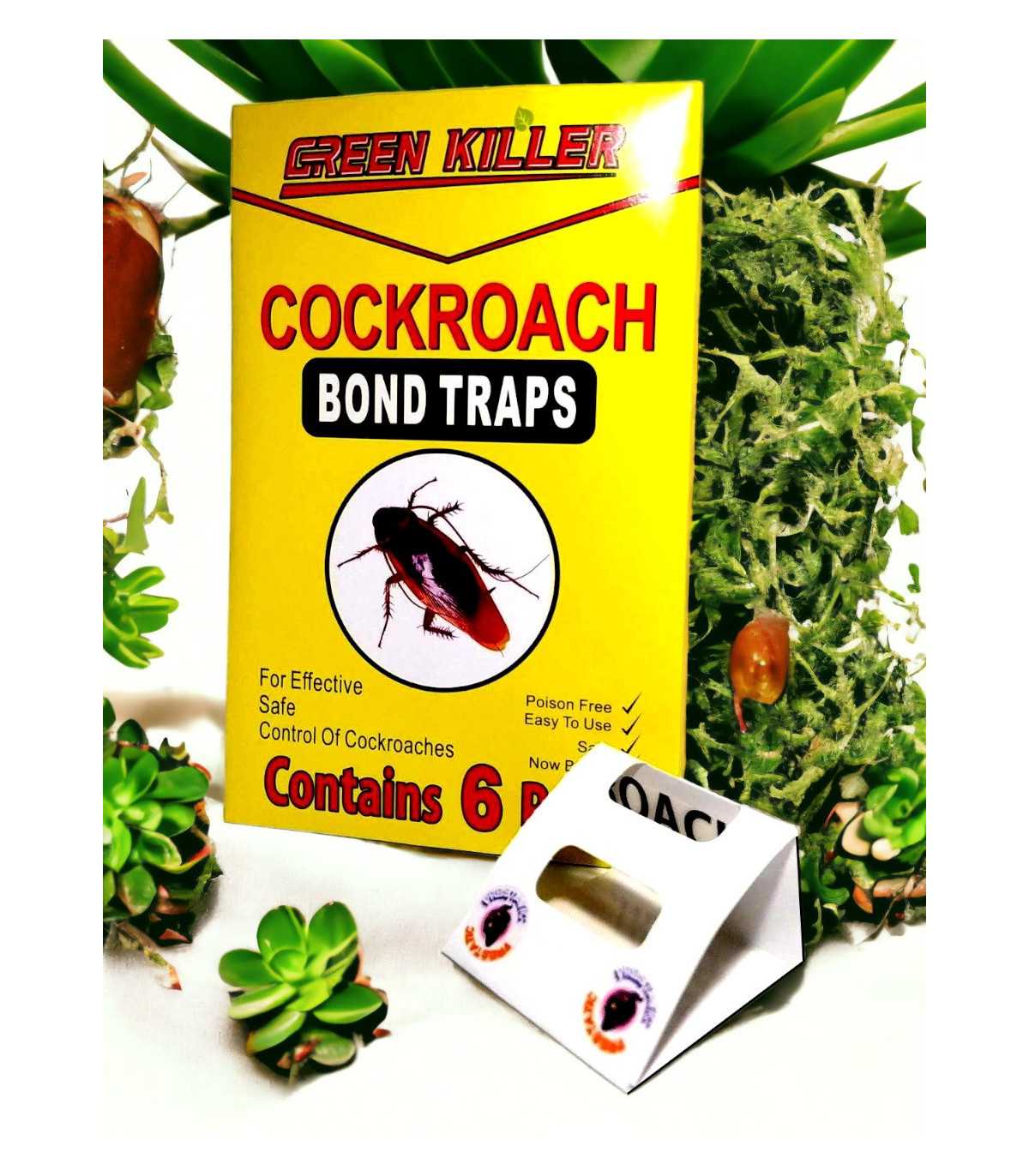 Anti Kakerlaken Produkt 21 Stück Klebrige Kakerlakenfallen | Leistungsstarke Anti-Kakerlaken