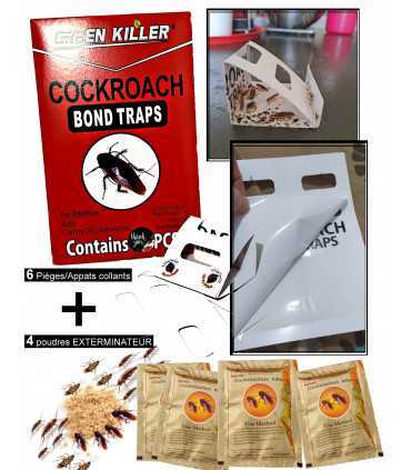 Anti cafard - PACK RJ DEUX EN UN ANTI CAFARDS, INSECTES, RAMPANTS, BLATTES